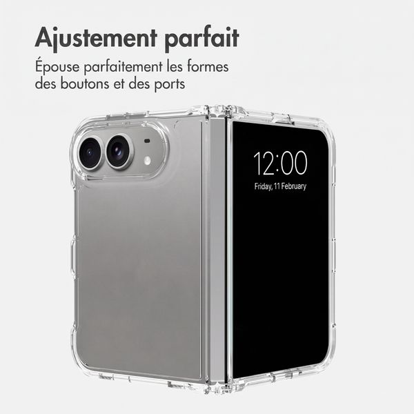 Accezz Coque Xtreme Impact Apple iPhone Duo - Transparent