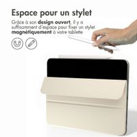 imoshion Magnetic etui de téléphone portefeuille Apple iPad Air 11 pouces (2026) M4 / (2025) M3 / (2024) M2 / Air 5 (2022) / Air 4 (2020) - Beige