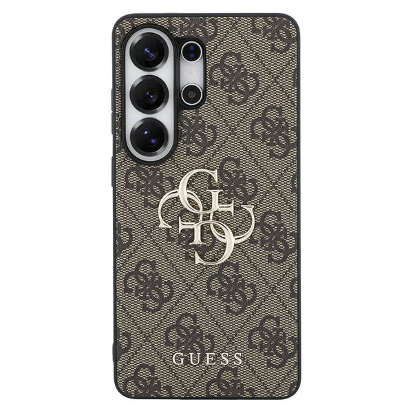 Guess Coque 4G Metal Logo Backcover Samsung Galaxy S26 Ultra - Marron