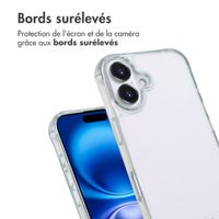 imoshion Coque avec dragonne + bracelet Apple iPhone 16 - Perles Cœurs