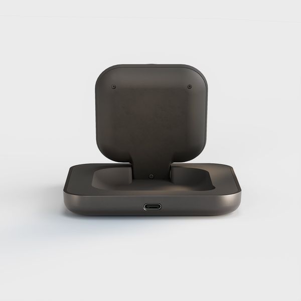 Zens Magnetic Nightstand Charger - Chargeur sans fil 15W - Magsafe et Qi2 - Noir