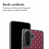 imoshion Coque Design Samsung Galaxy A57 (5G) - Polka Dot Bordeaux