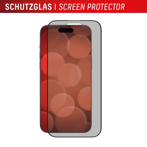 Displex Protection d'écran en verre trempé Privacy Apple iPhone 16 Pro