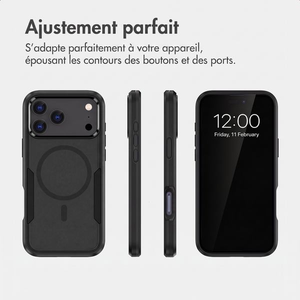 imoshion Coque arrière avec MagSafe Apple iPhone 18 Pro Max / 17 Pro Max - Noir