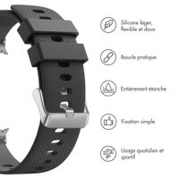 imoshion Bracelet en silicone flexible Samsung Galaxy Watch 8 (40/44mm) / Classic (46mm) - Noir