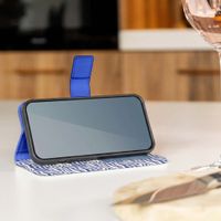 imoshion Étui de télephone portefeuille Design Apple iPhone Xr - White Blue Stripes