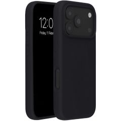 Accezz Coque Liquid Silicone avec MagSafe Apple iPhone 18 Pro / 17 Pro - Noir
