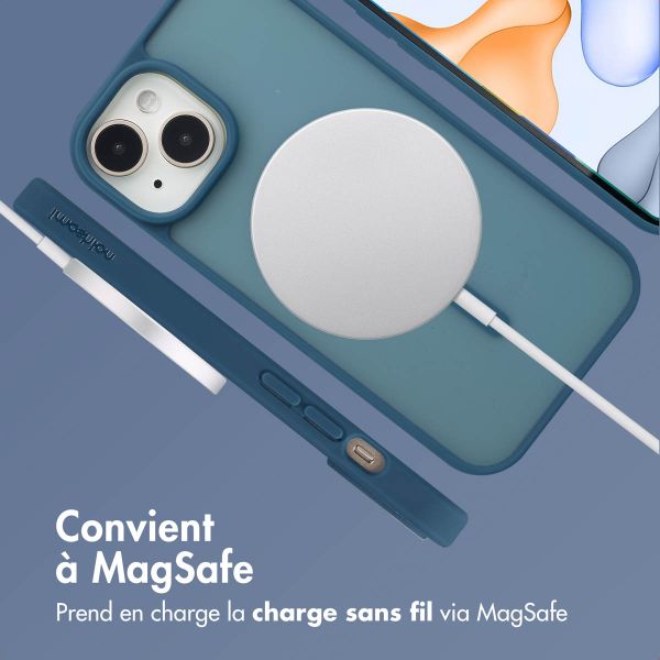 imoshion Coque Color Guard avec MagSafe Apple iPhone 15 - Bleu foncé