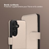 Selencia Étui Riva avec MagSafe et cordon de téléphone Samsung Galaxy S26 - Beige