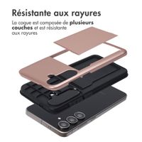 imoshion Coque arrière avec porte-cartes Samsung Galaxy S25 FE - Rose Doré