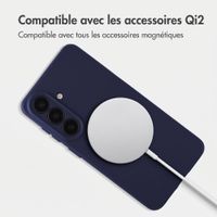 Accezz Coque Grip avec MagSafe Samsung Galaxy S26 - Bleu foncé