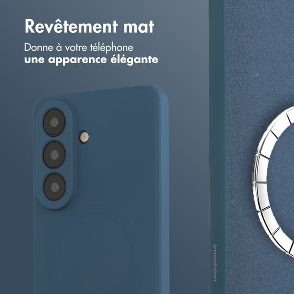 imoshion Coque Couleur avec MagSafe Samsung Galaxy S26 Plus - Bleu foncé