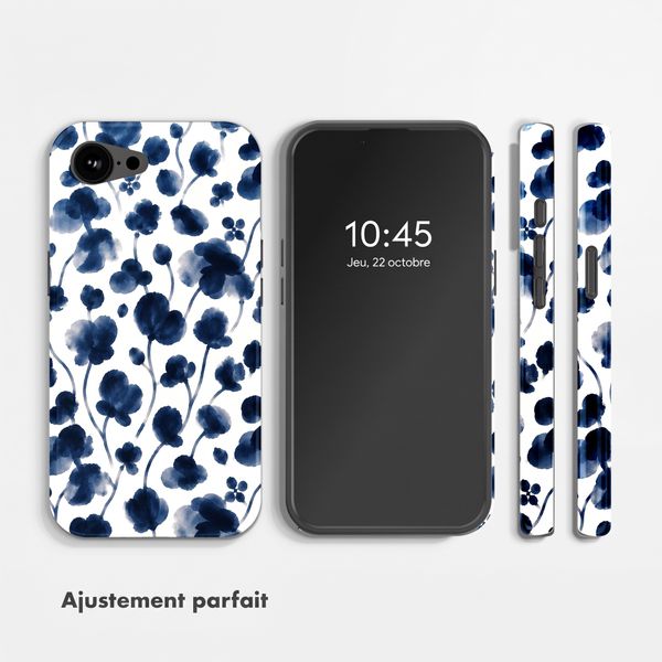 Selencia Coque arrière Vivid avec MagSafe Apple iPhone 17e / 16e - Midnight Blossom