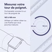 Apple Bracelet Solo tressé Apple Watch | 38/40/41/42 mm - Taille 6 - Black Unity