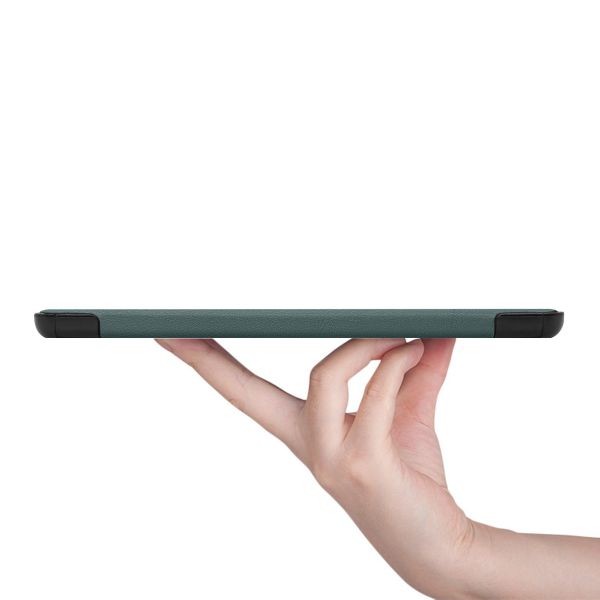 imoshion Coque tablette Trifold Samsung Galaxy Tab S8 Plus / S7 Plus / S7 FE 5G - Vert foncé