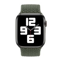 Apple Bracelet Solo tressé Apple Watch | 38/40/41/42 mm - Taille 3 - Inverness Green