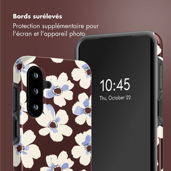Selencia Coque arrière Vivid Samsung Galaxy A17 (5G) / (4G) - Choco Flower Pop