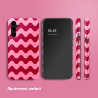 Selencia Coque arrière Vivid Samsung Galaxy A34 (5G) - Wave Vibes Lipstick