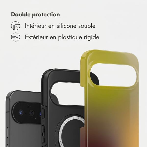 Selencia Coque arrière Vivid avec MagSafe Google Pixel 11 Pro - Gradient Olive Dust