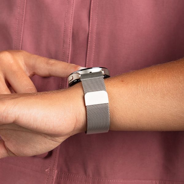 imoshion Bracelet magnétique milanais  - Connexion universelle 18 mm - Argent