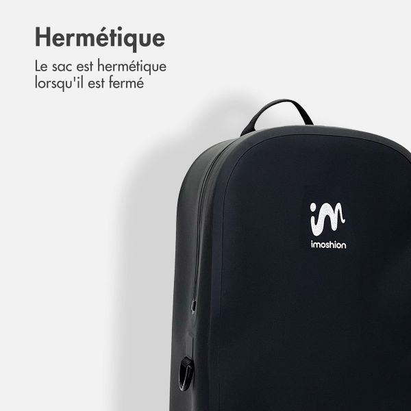imoshion Sac à dos Hermétique et Étanche 20L - Grand - Noir