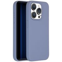 Accezz Coque Liquid Silicone avec MagSafe Apple iPhone 15 Pro - Lavender Gray