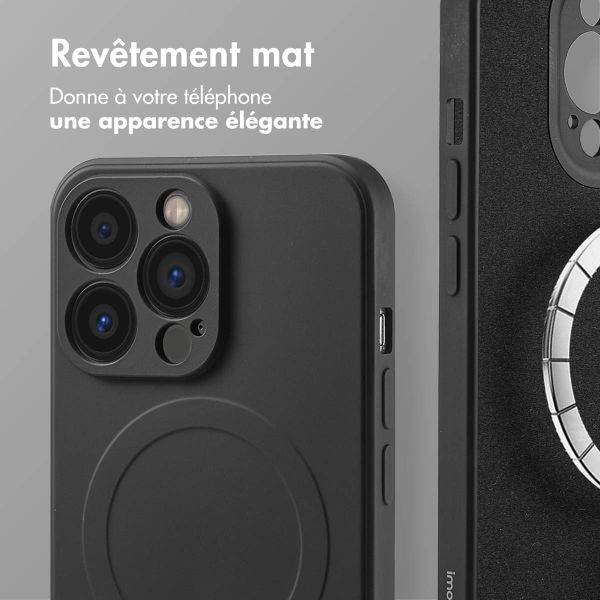 imoshion Coque Couleur avec MagSafe Apple iPhone 13 Pro - Noir