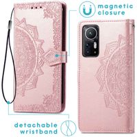 imoshion Etui de télephone Mandala Xiaomi 12 / 12X - Rose Doré
