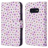 imoshion Étui de télephone portefeuille Design Samsung Galaxy S10e - Purple Flowers