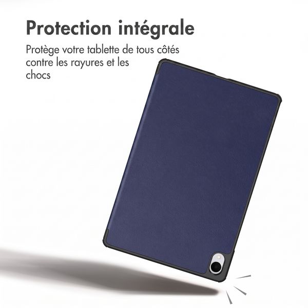 imoshion Coque tablette Trifold Samsung Galaxy Tab S11 - Bleu foncé