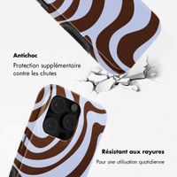 Selencia Coque arrière Vivid avec MagSafe Apple iPhone 16 Pro - Dream Swirl Chocolate