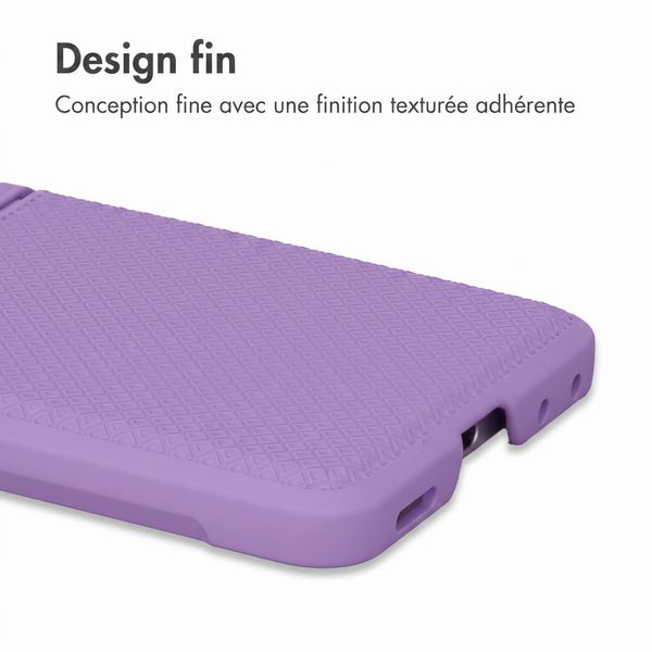 Accezz Coque arrière Grid Samsung Galaxy Z Flip 8 - Lilas