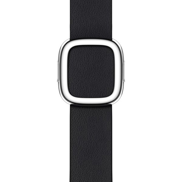 Apple Bracelet Leather Band Modern Buckle Apple Watch | 38/40/41/42 mm - Taille S - Midnight