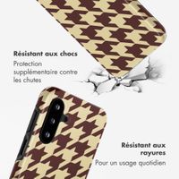 Selencia Coque arrière Vivid Samsung Galaxy A17 (5G) / (4G) - Pied-de-Poule