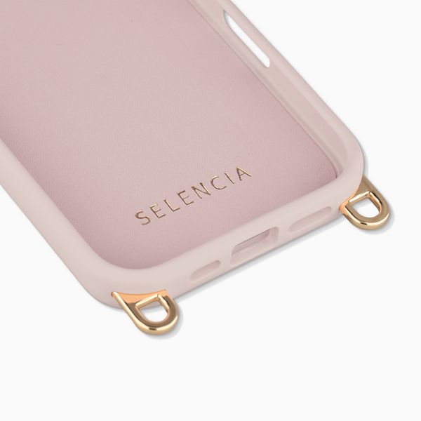 Selencia Coque arrière Rivièra avec MagSafe avec crochets amovibles Apple iPhone 16 - Sorbet Pink
