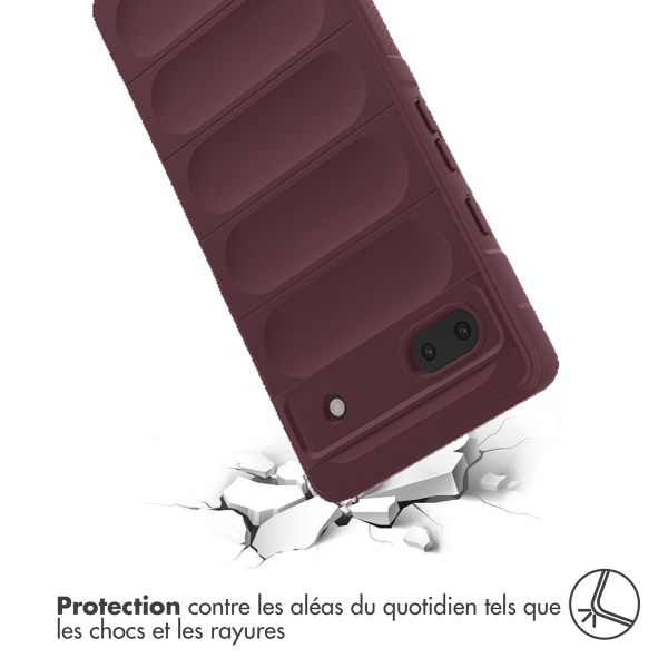 imoshion EasyGrip Backcover Google Pixel 6a - Aubergine