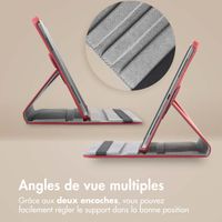 imoshion Coque tablette rotatif à 360° Samsung Galaxy Tab A9 Plus - Rouge foncé