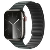 Apple Bracelet à maillons magnétique FineWoven Apple Watch | 44/45/46/49 mm - Taille S/M - Evergreen