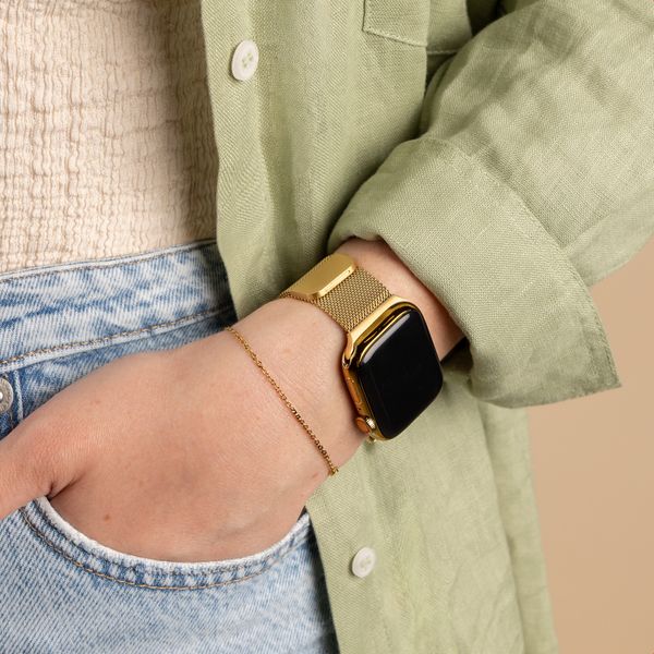 imoshion Bracelet magnétique milanais Apple Watch | 44/45/46/49 mm - Doré