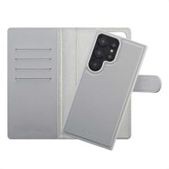 Selencia Étui portefeuille amovible Olyn avec MagSafe Samsung Galaxy S24 Ultra - Gris