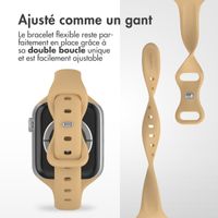 imoshion Bracelet slim en silicone Apple Watch | 38/40/41/42 mm - Walnut