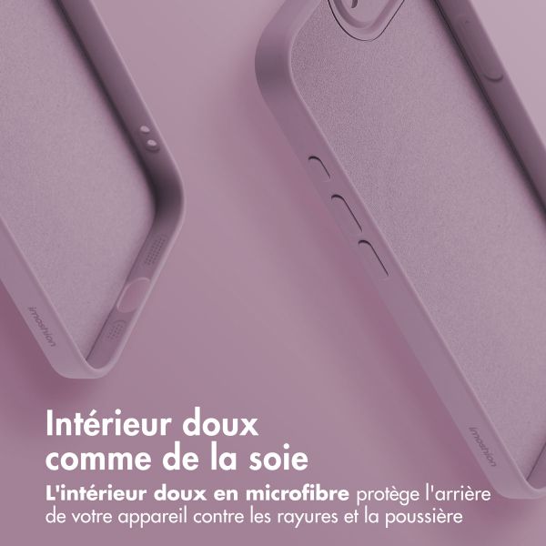 imoshion Coque Couleur avec MagSafe Apple iPhone 17e / 16e - Violet