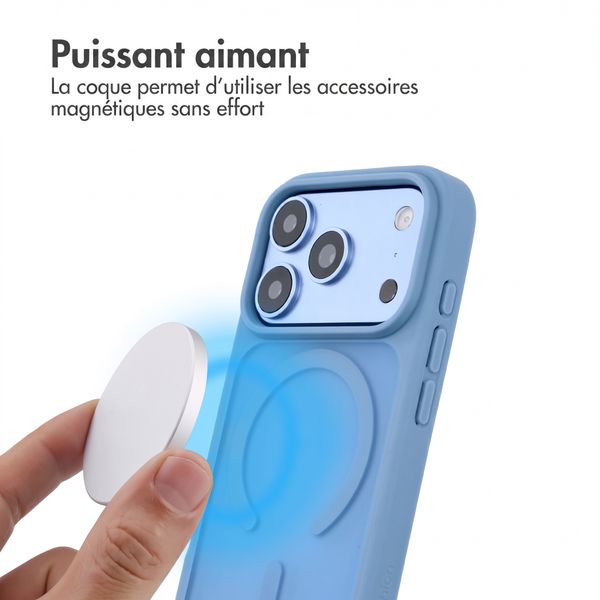 imoshion Coque Color Guard avec MagSafe Apple iPhone 18 Pro / 17 Pro - Bleu clair