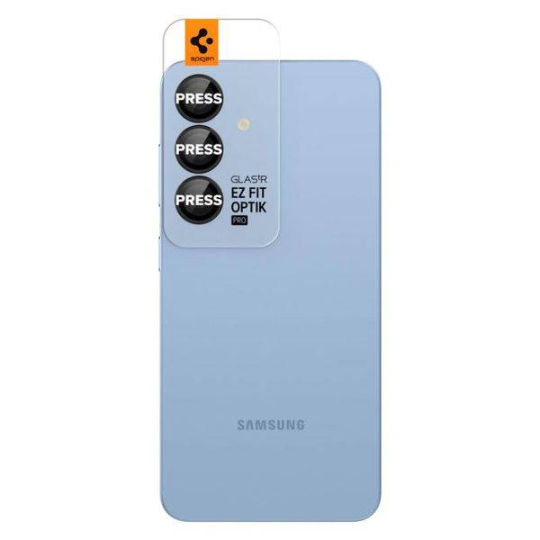 Spigen Optik Pro EZ Fit Lens Protector - Protection d'objectif de caméra (lot de 2) Samsung Galaxy S25 Plus