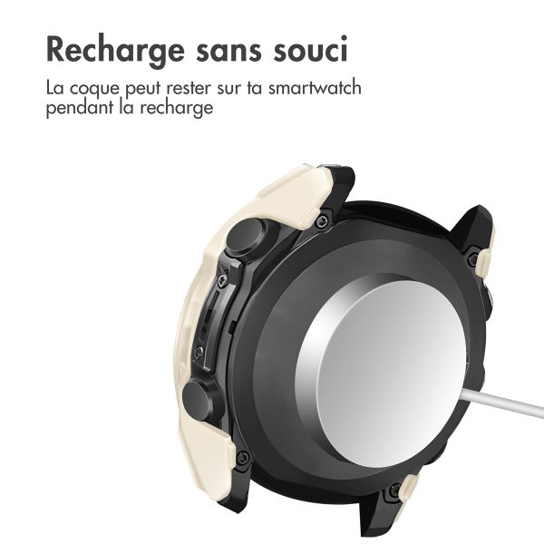 imoshion Coque rigide à couverture complète Garmin Fenix 8 - 51 mm - Beige