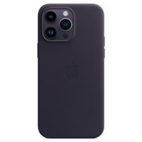 Apple Coque Leather MagSafe Apple iPhone 14 Pro Max - Ink
