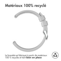 imoshion Bracelet en silicone flexible  - Connexion universelle 20 mm - Gris