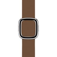 Apple Bracelet Leather Band Modern Buckle Apple Watch | 38/40/41/42 mm - Taille S - Marron