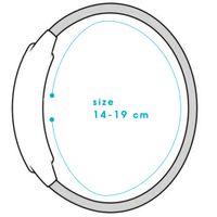 imoshion Bracelet magnétique milanais Fitbit Alta (HR) - Noir