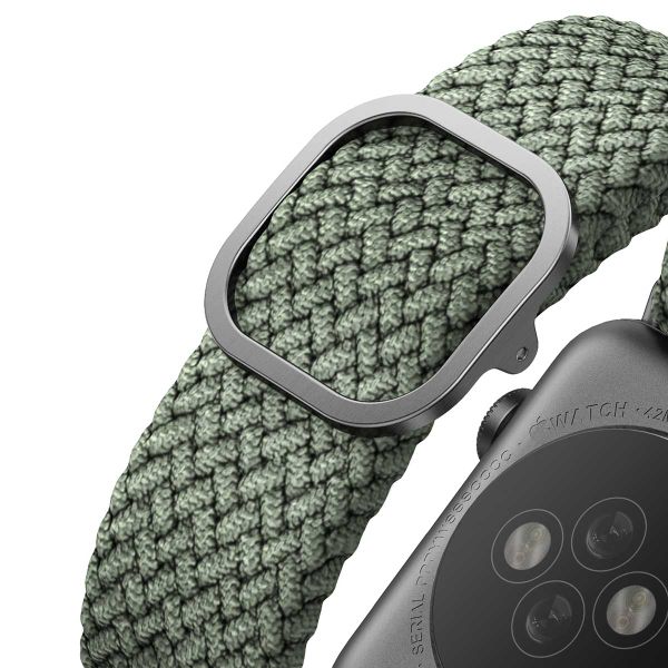 Uniq Bracelet tressé Aspen Apple Watch | 44/45/46/49 mm - Cypress Green